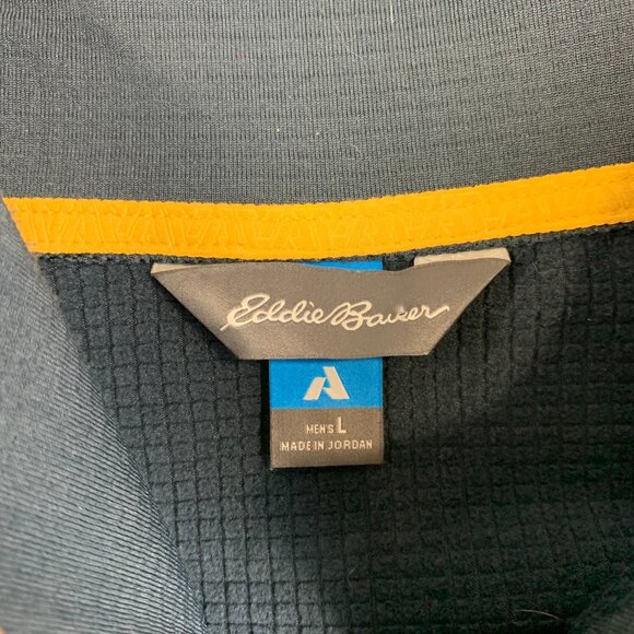 Eddie Bauer First Ascent Mens Jacket Large Gray Full Zip Free Heat Grid Fleece - Picture 4 of 9